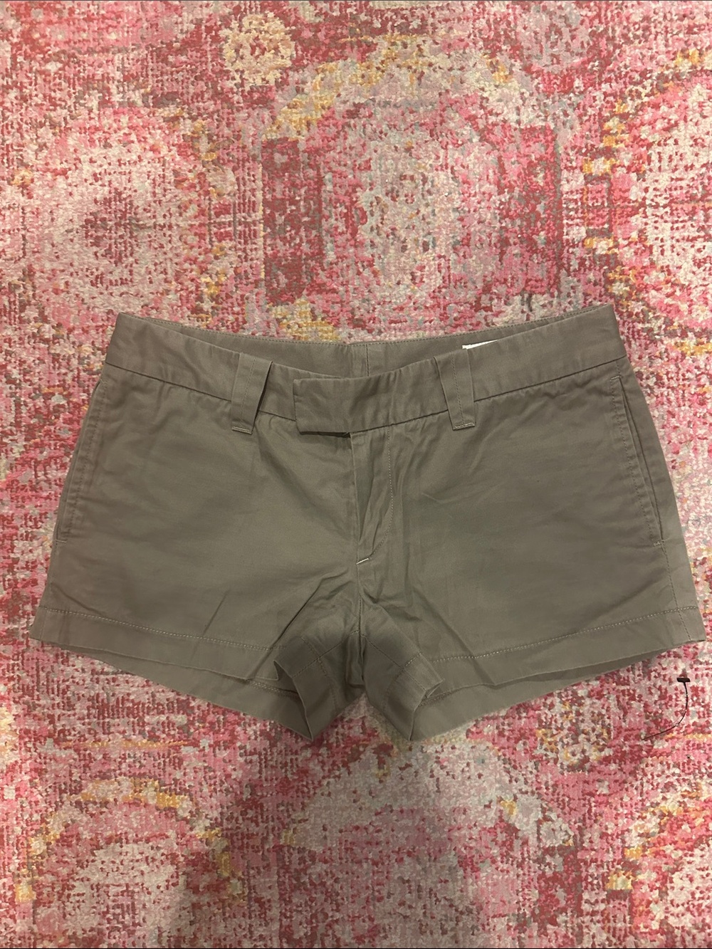 rag & bone Olive Green Cotton Bermuda Shorts